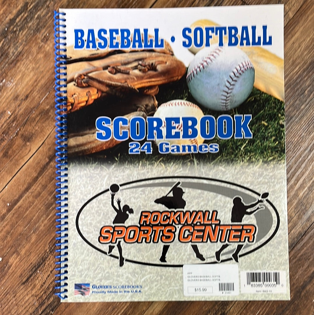 Scorebook 24 games glovers