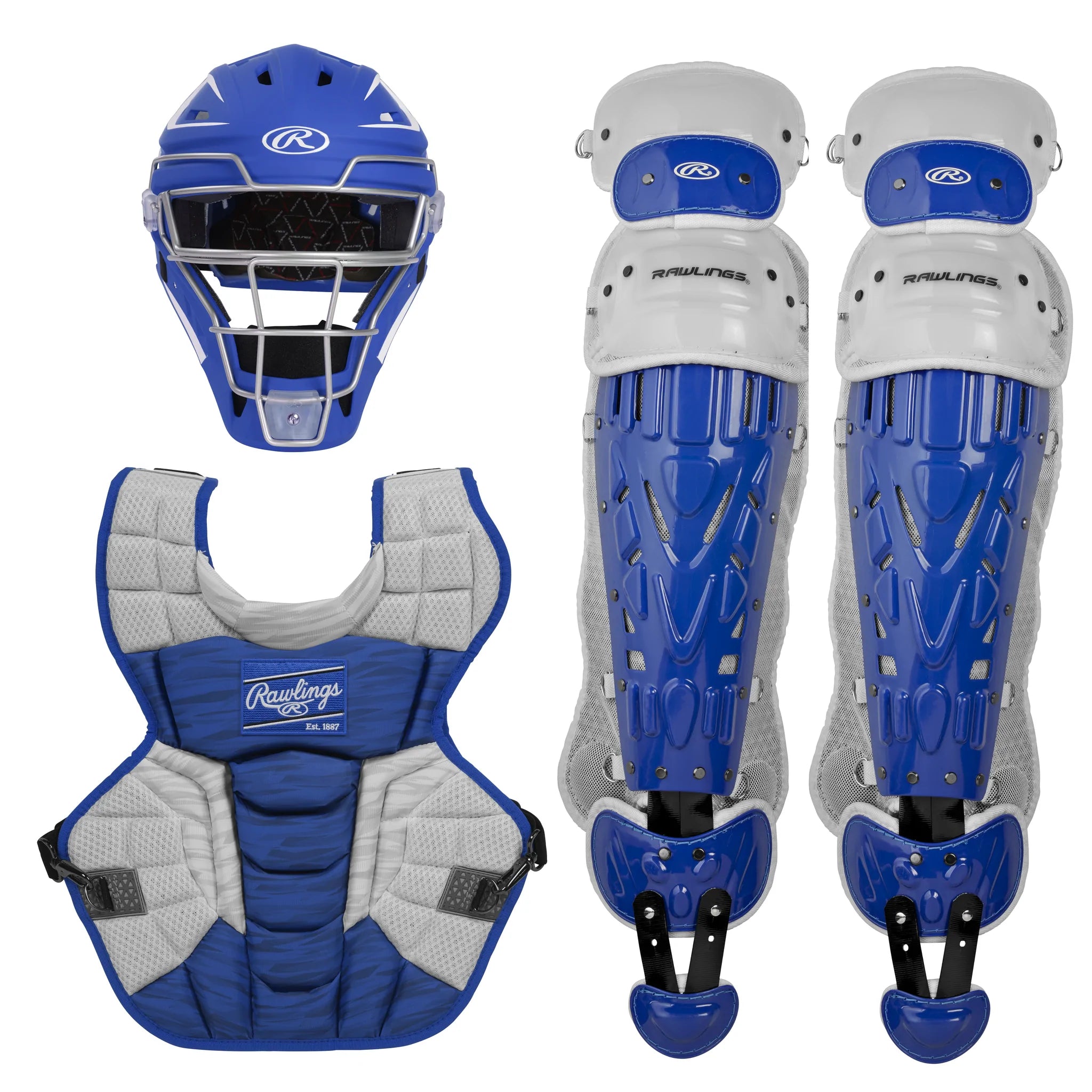 Rawlings Velo 2.0 Catcher's Complete Set - NOCSAE Certified